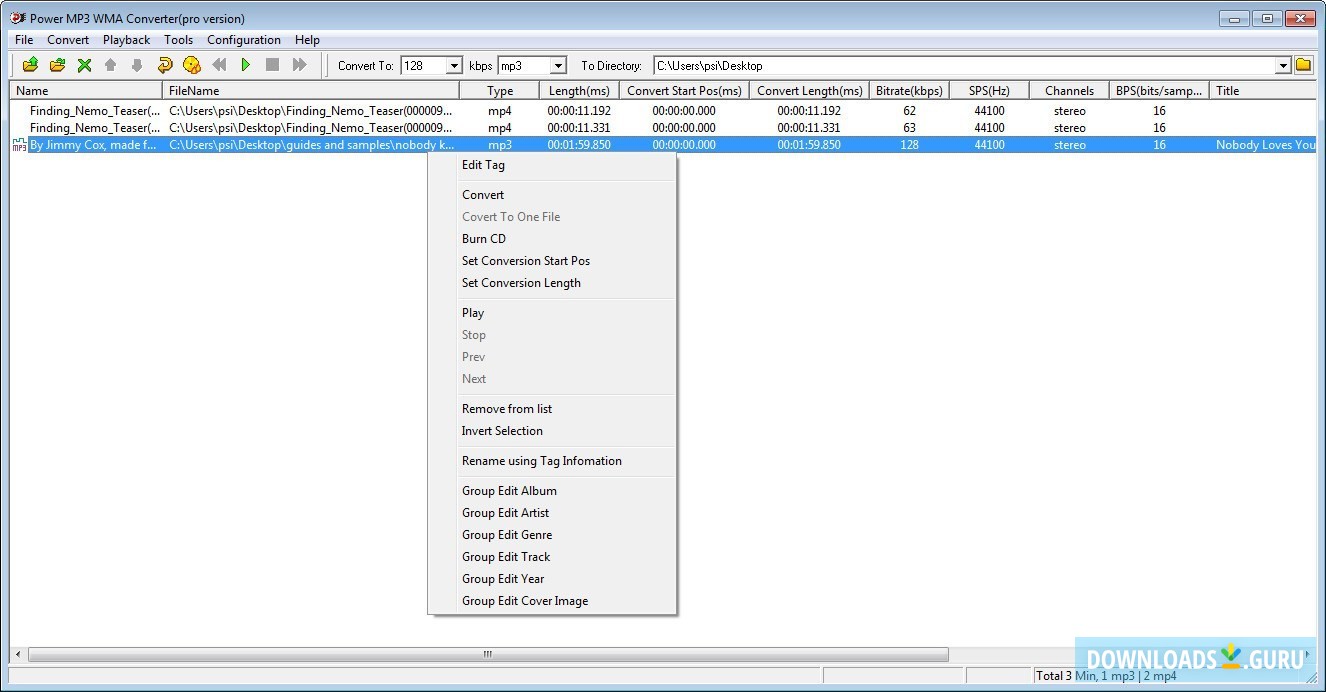 convert wma files to mp3 windows 10